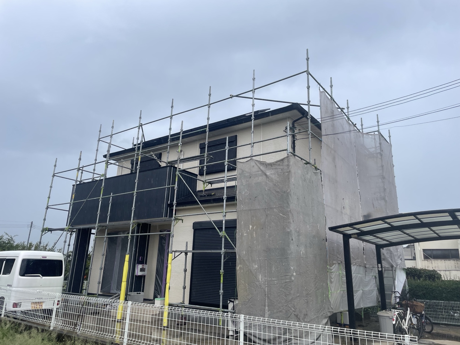 和歌山市の住宅の施工前の建物全景
